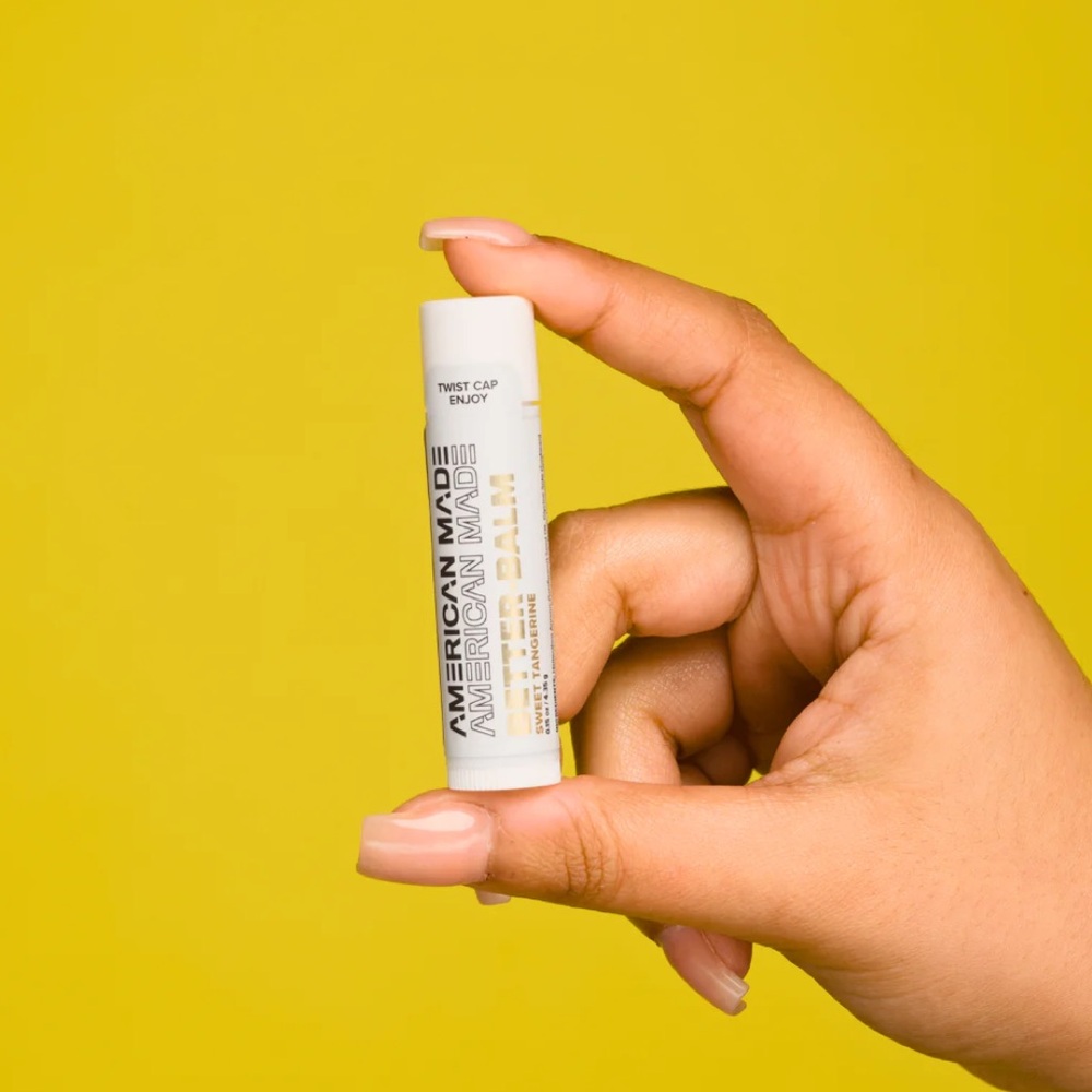 New Better balm tangerine moisturizing lip balm (4 included)